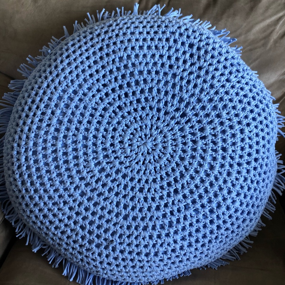 Opalhouse Target crocheted oversized pillow